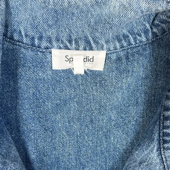 Splendid Denim Jacket Size Large - Picture 3 of 6